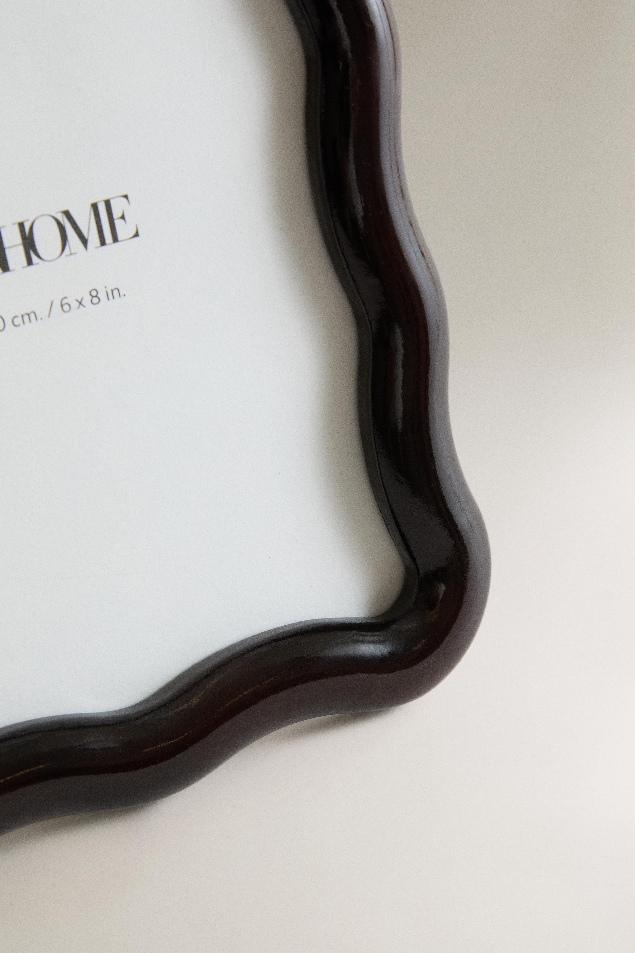 Zara WAVY WOODEN PICTURE FRAME — фото 3