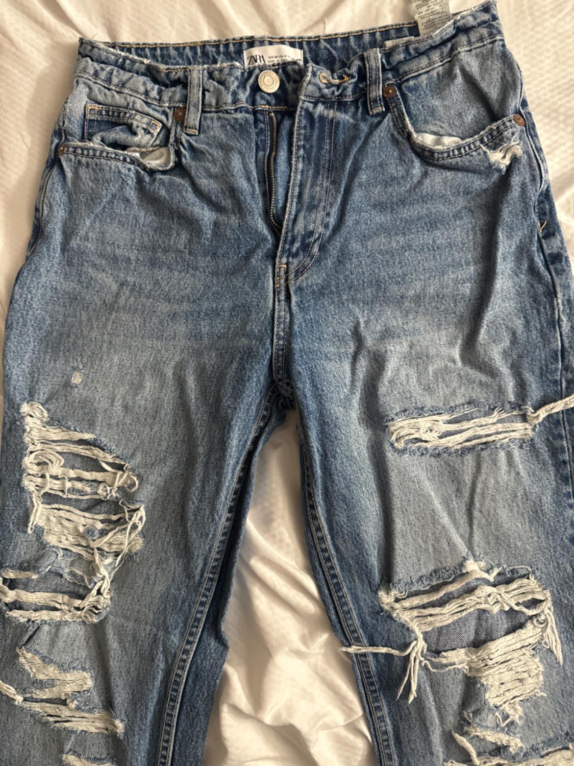 JEANS TRF MOM TIRO ALTO ROTOS - Image 3