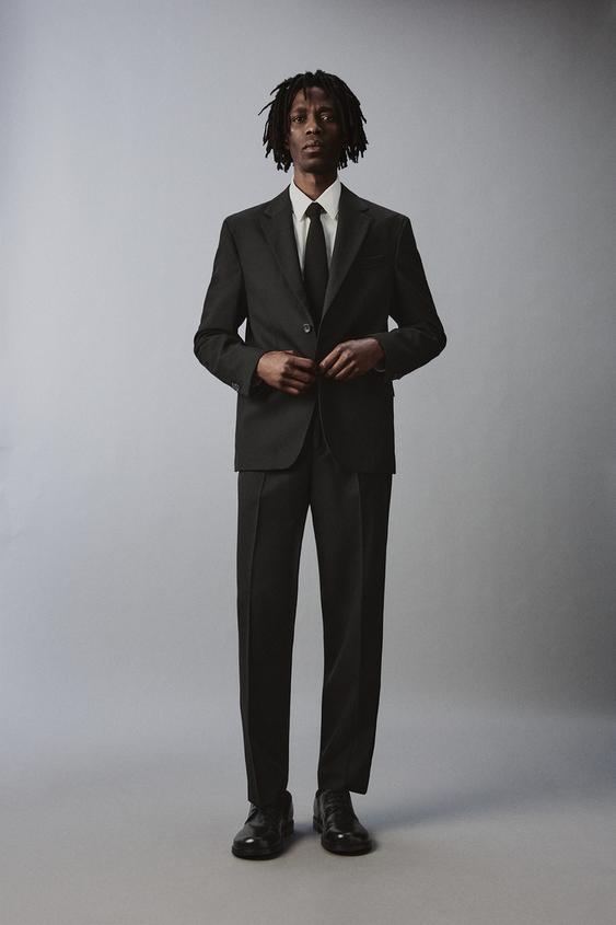 100% WOOL SUIT BLAZER