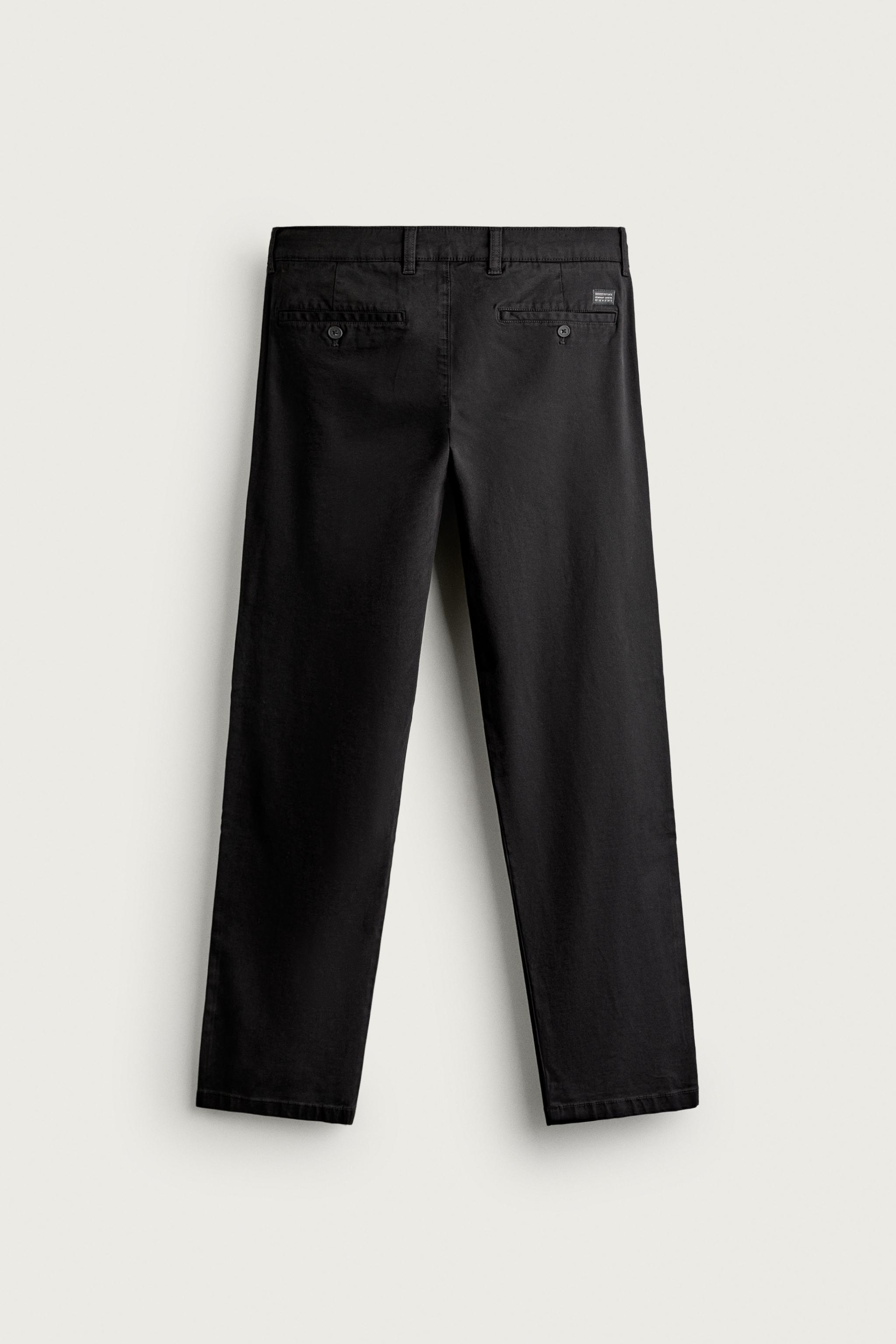 Zara SLIM FIT CHINO PANTOLON görsel 8