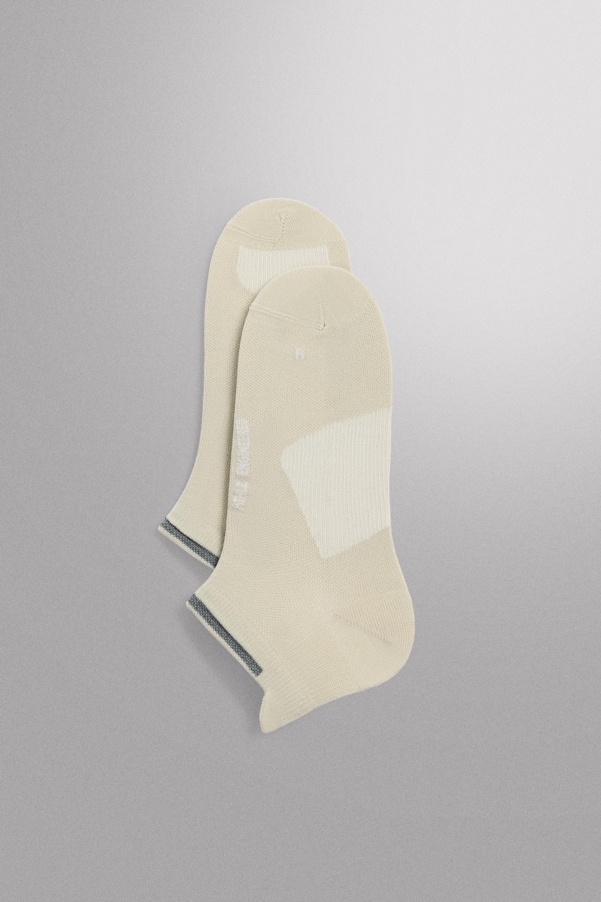 TWO-PACK OF TECHNICAL TRAINING SOCKS — Mid-ecru