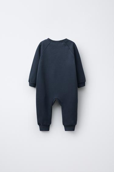 EMBROIDERED PUPPY FLEECE ALL-IN-ONE - Deep blue by Zara - Image 1