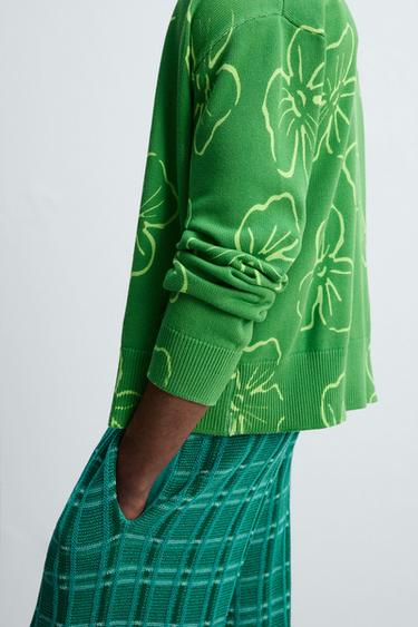 GILET À IMPRIMÉ FLORAL © OTIS KWAME KYE QUAICOE - Vert de Zara - Image 5