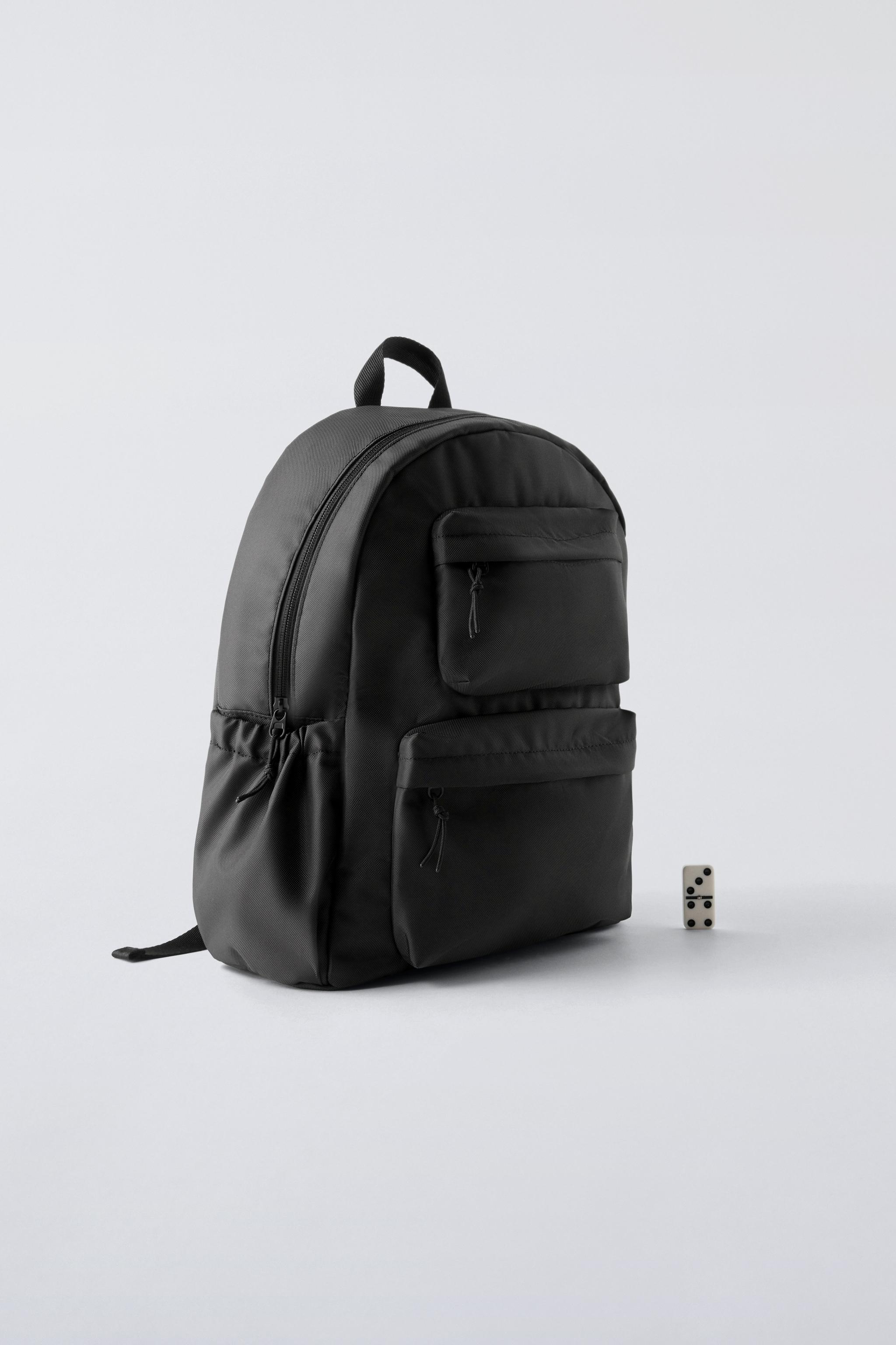 Zara Basic Backpack Black Kids