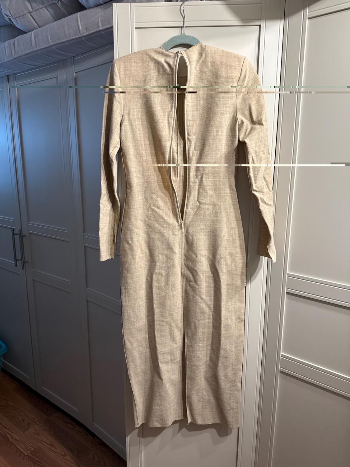 ZW COLLECTION WOOL TUBE DRESS - Image 3
