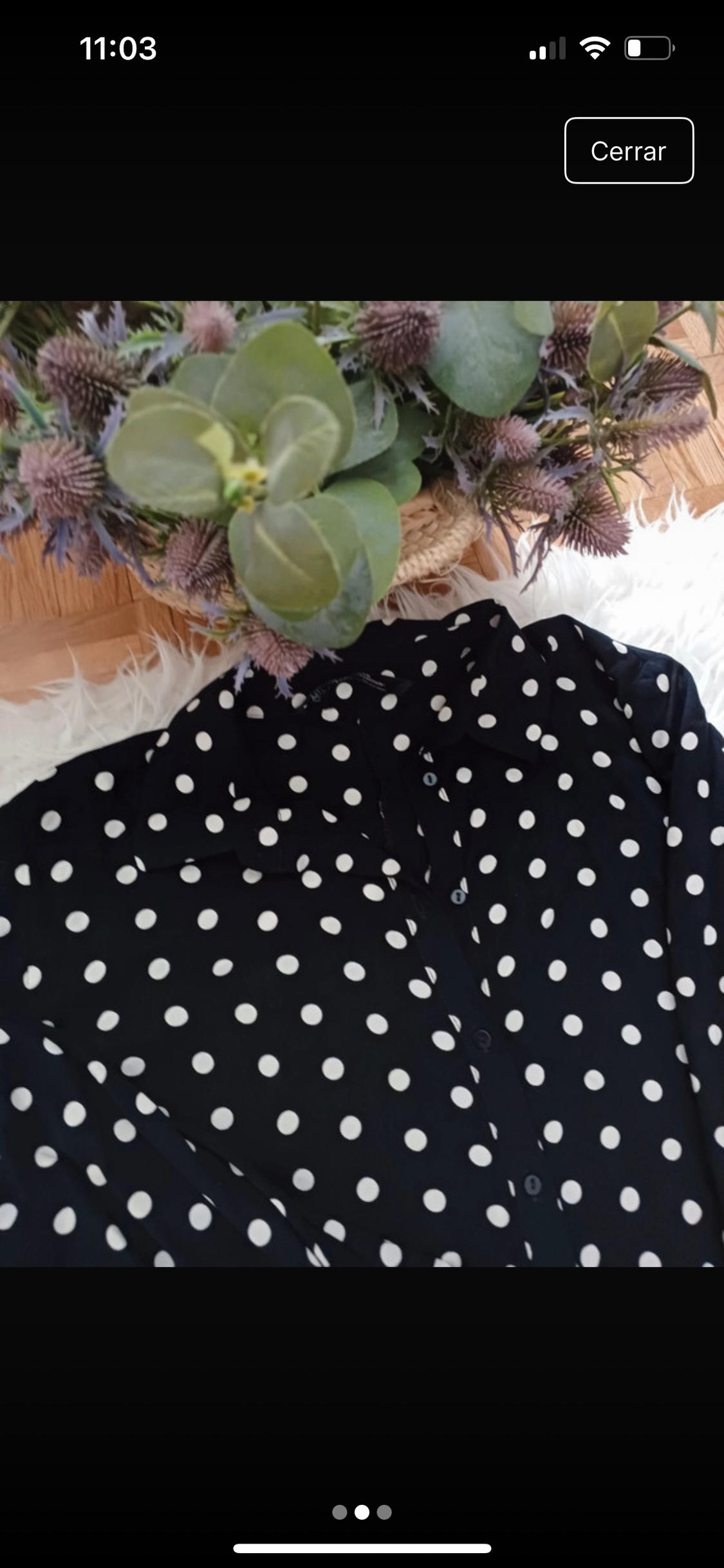 VESTIDO NEGRO LUNARES BLANCO - Image 3