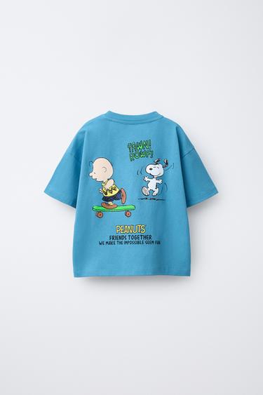SNOOPY PEANUTS™ T-SHIRT - Light blue by Zara - Image 1