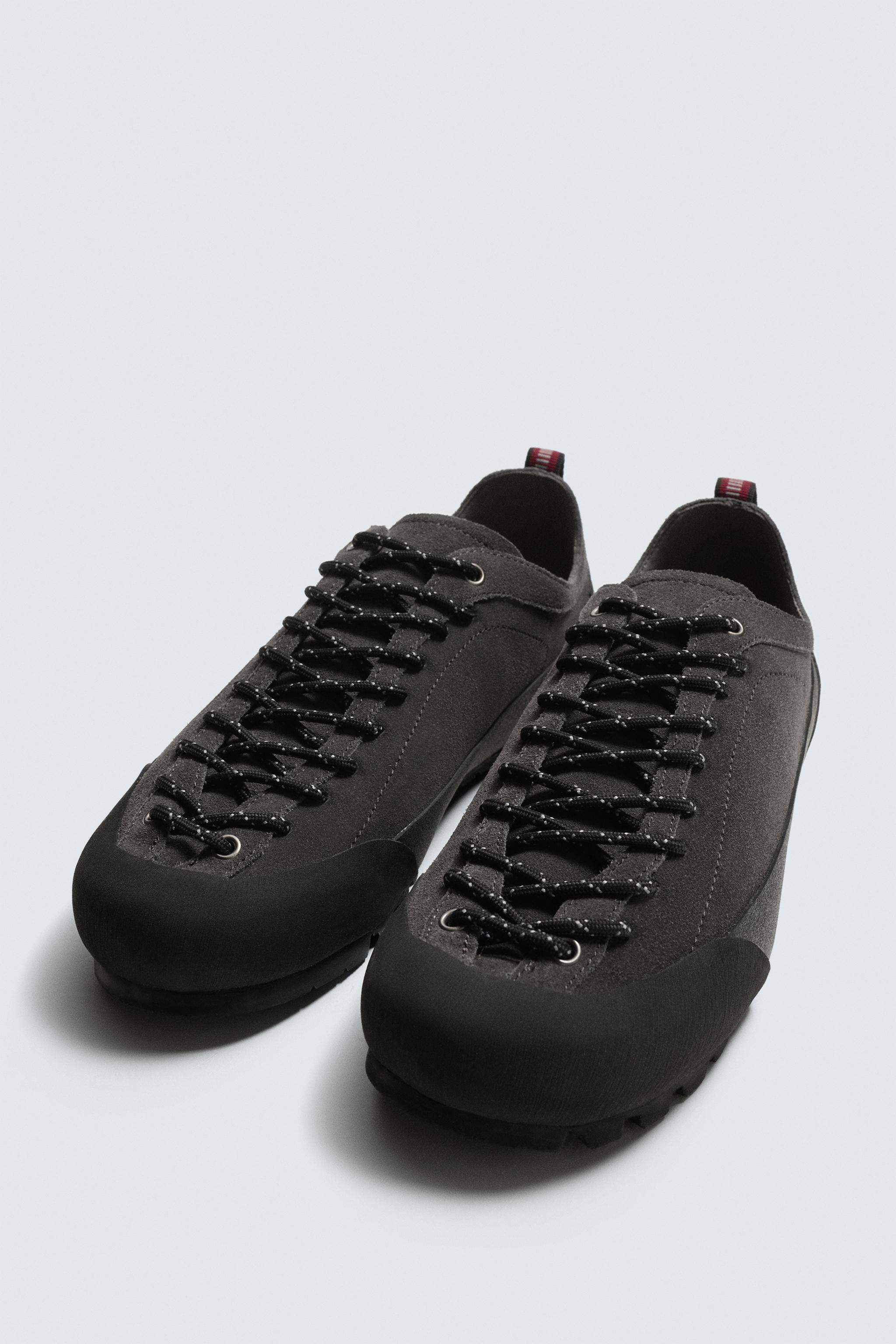 VIBRAM® SOLE LEATHER SNEAKERS AARON LEVINE X ZARA - Red | ZARA