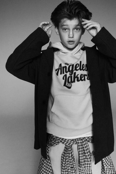 LOS ANGELES LAKERS NBA © KAPÜŞONLU SWEATSHIRT_0