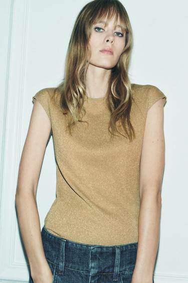 TOP BRILLO - Oro de Zara