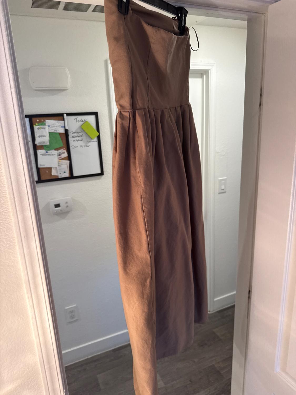 STRAPLESS MIDI DRESS - Image 5