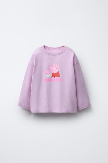 T-SHIRT IMPRIMÉ PEPPA PIG ™ - Mauve de Zara - Image 0