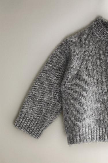 CASHMERE BABY CARDIGAN - Grey by Zara - Image 2