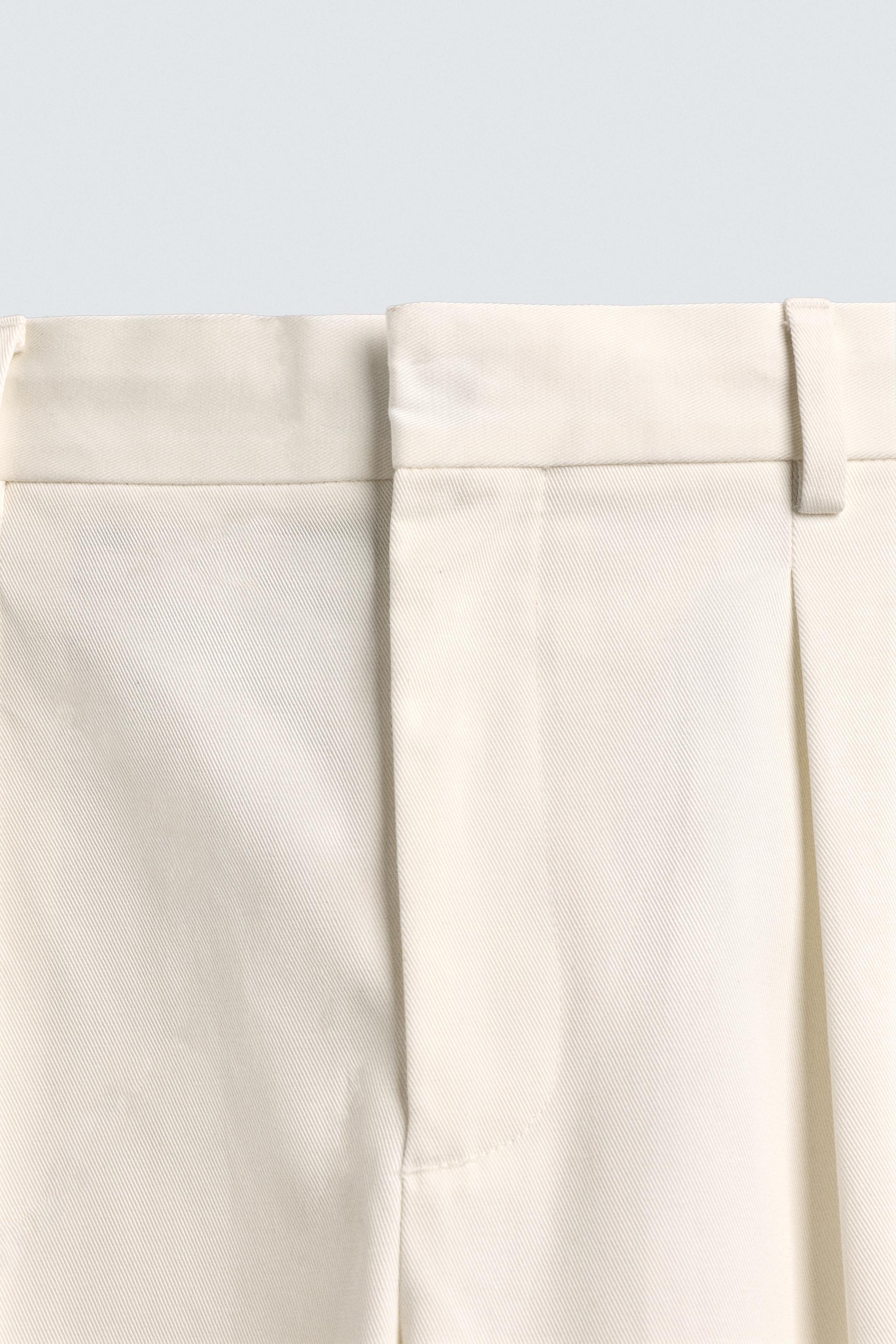 PANTALON CHINO À PLIS AARON LEVINE X ZARA