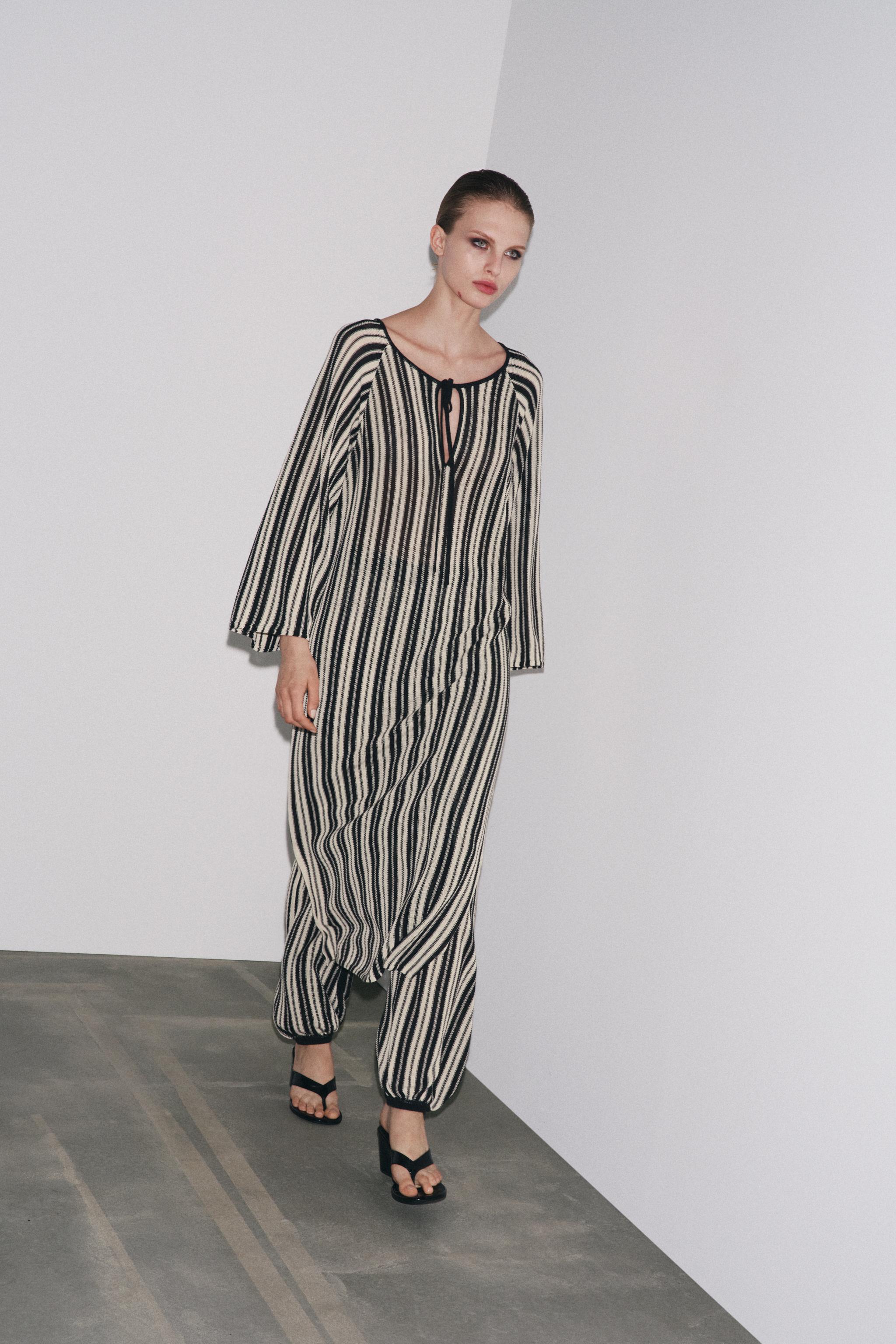 ストライプドレスワンピース – レディース | ZARA 日本