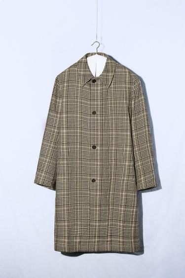 Zara WOOL - LINEN COAT LIMITED EDITION - Brown