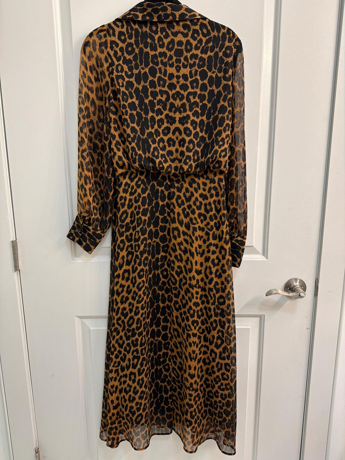 BELTED ANIMAL PRINT DRESS - Image 2