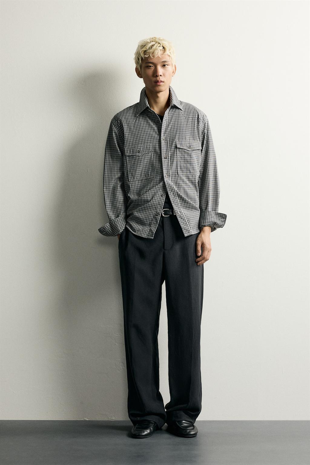 RELAXED FIT CHECK SHIRT
