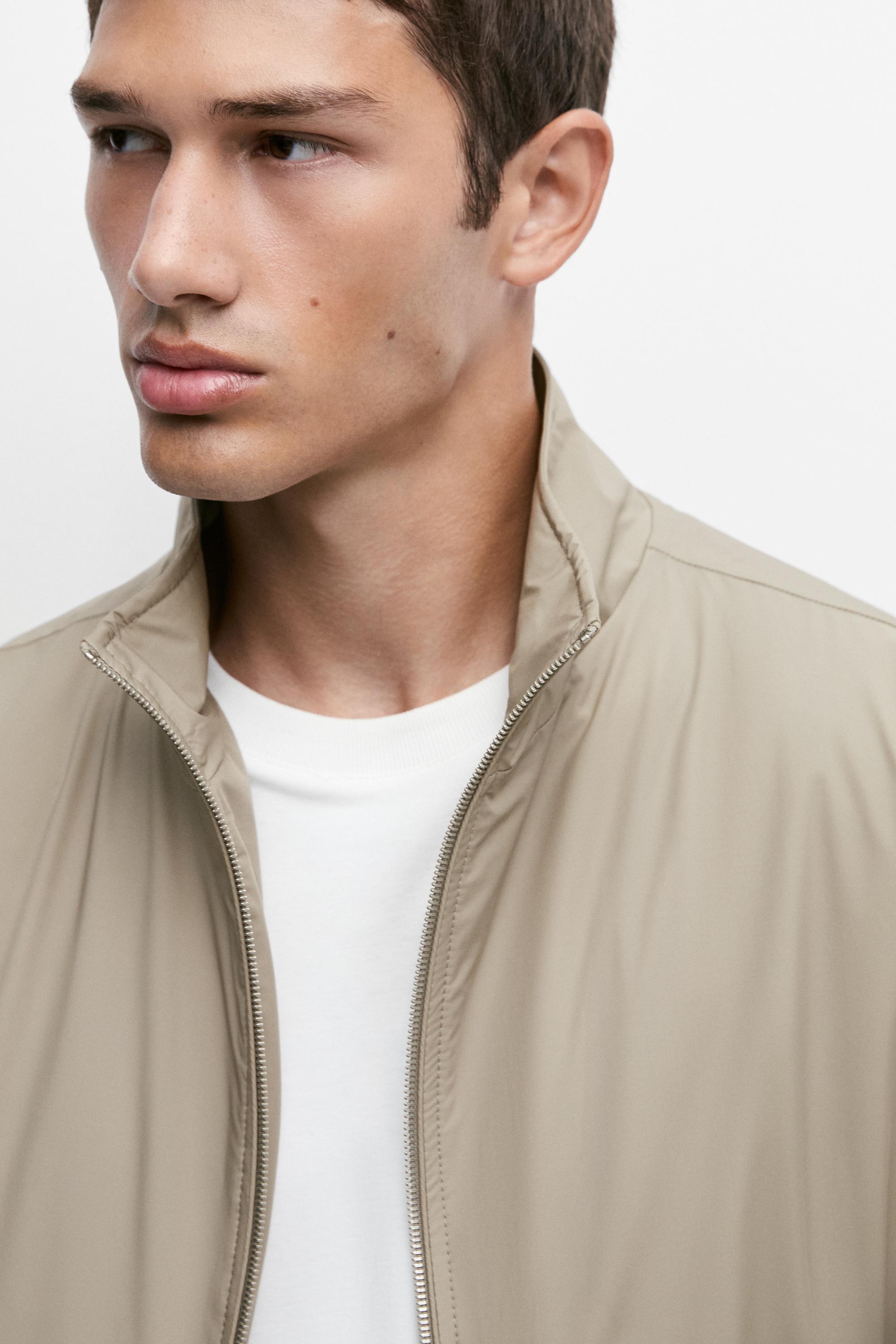 Technical jacket with pocket detail