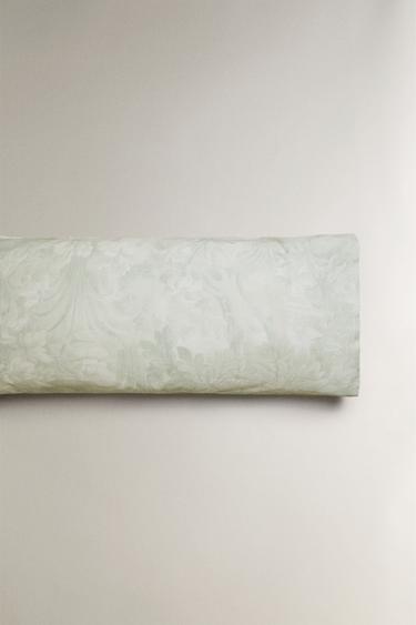 PILLOWCASE WITH FLORAL AND BRANCH PRINT - Light green by Zara - Image 4