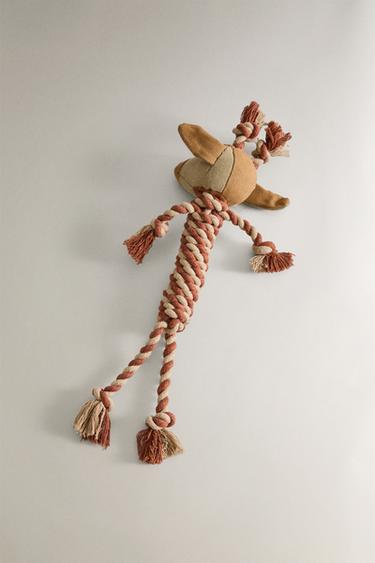 JOUET GIRAFE CORDE ANIMAL DE COMPAGNIE - Beige de Zara - Image 4