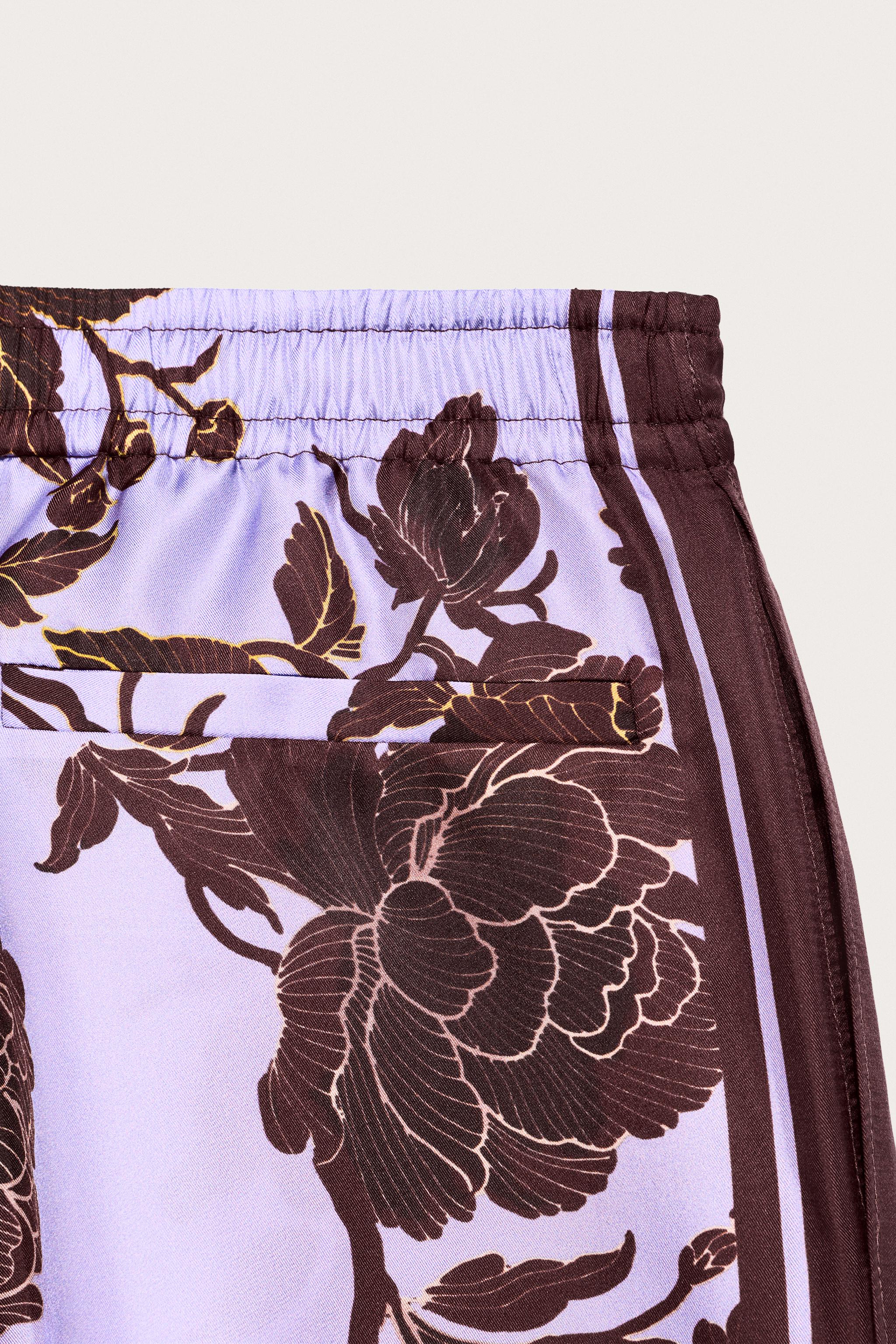 RELAXED FIT 100% SILK PRINTED COMBINED LIMITED EDITION SHORTS