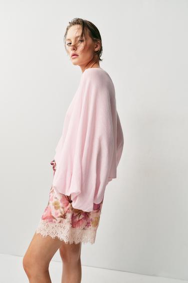 FLORAL LACE PRINT SHORTS - Printed by Zara - Image 3