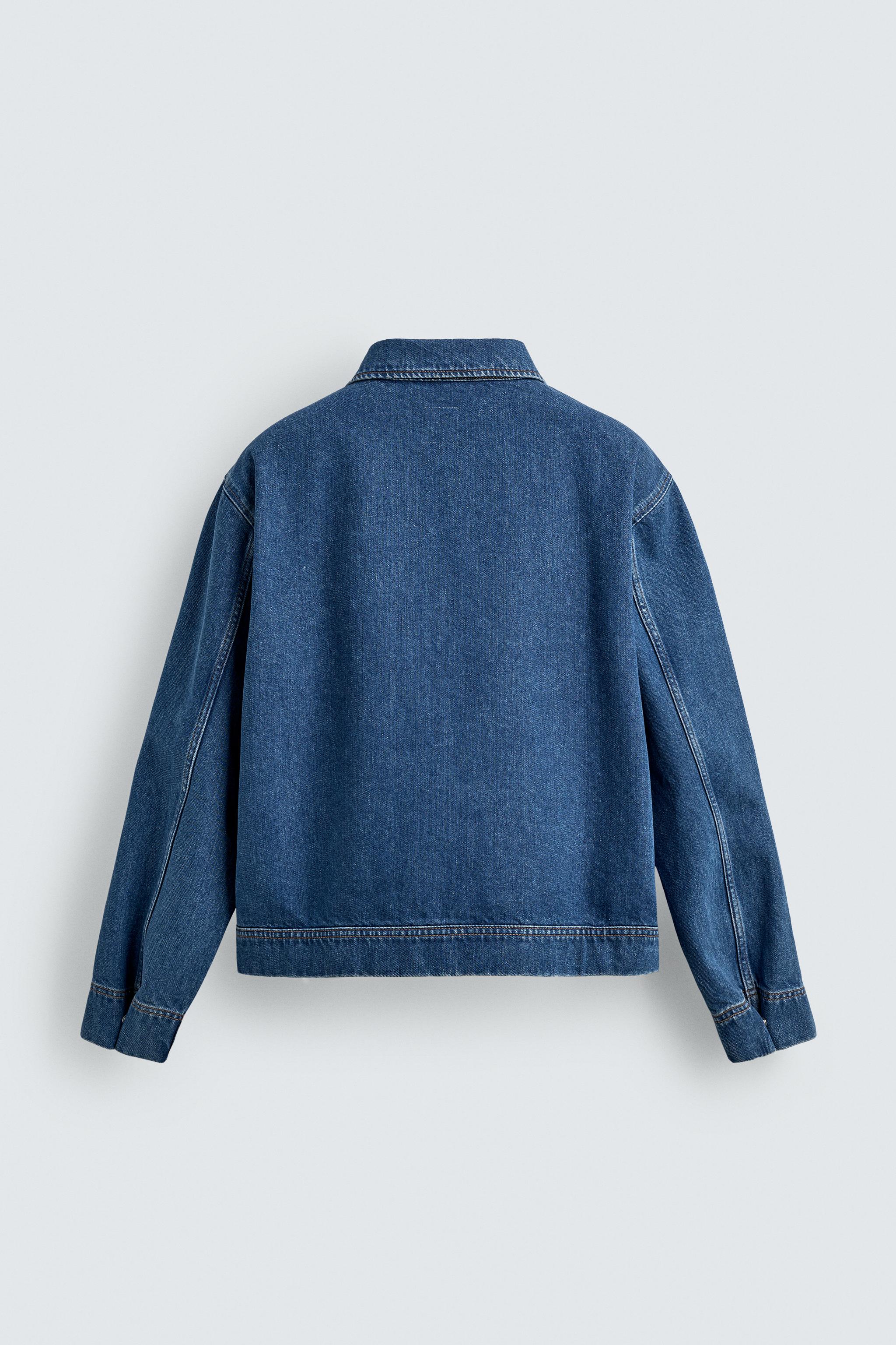 ZIP-UP DENIM JACKET