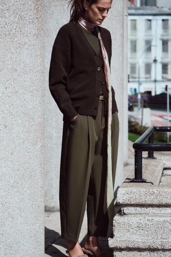 SOFT KNIT CARDIGAN Brown ZARA India