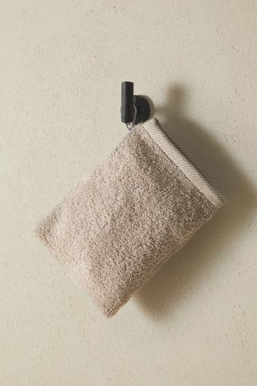MANOPLA BAÑO ALGODÓN RIZO - Arena de Zara