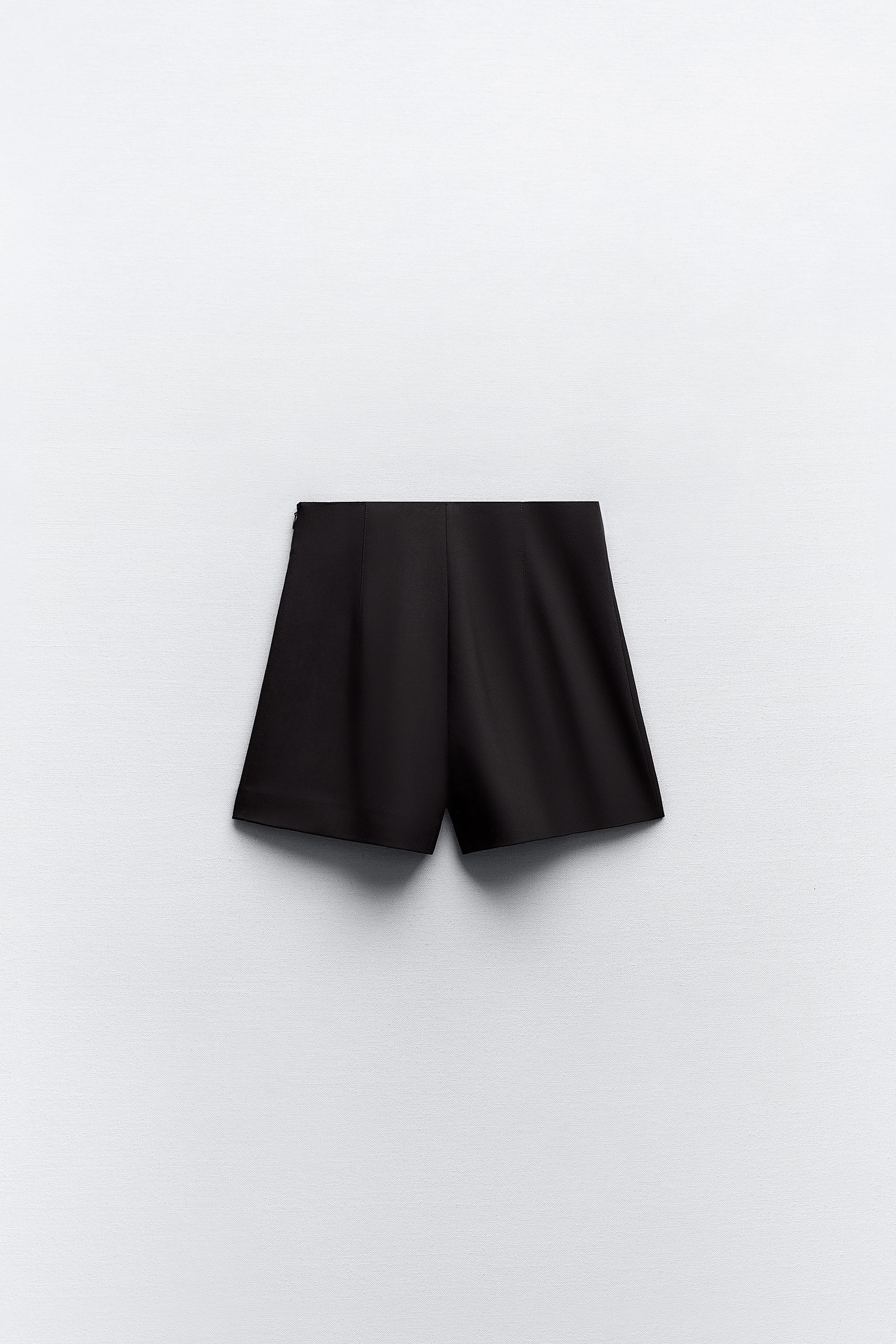 Pantalones cortos de vestir mujer online zara