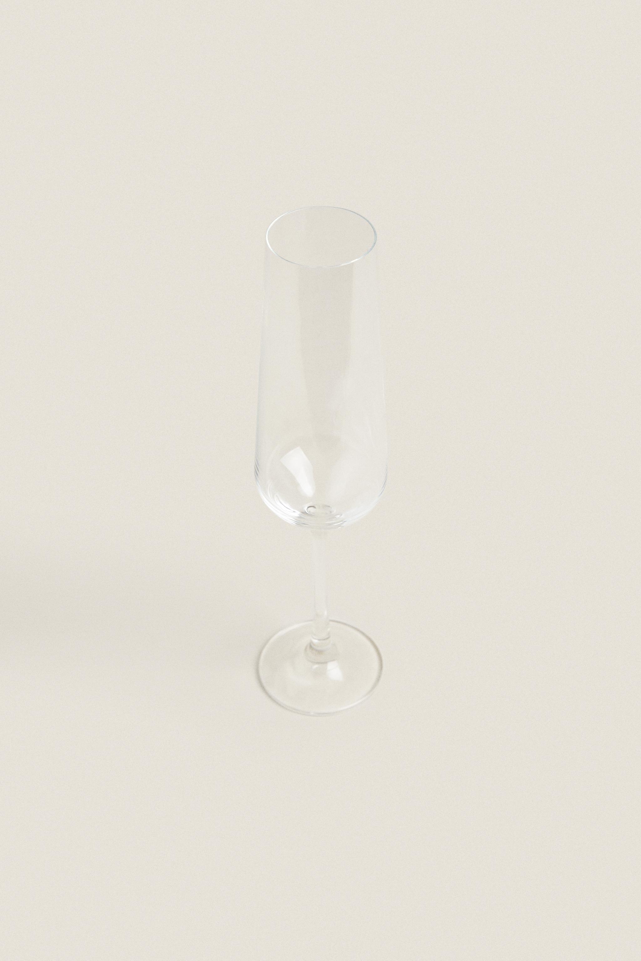 VERRE FLÛTE LISSE BOHEMIA CRYSTAL