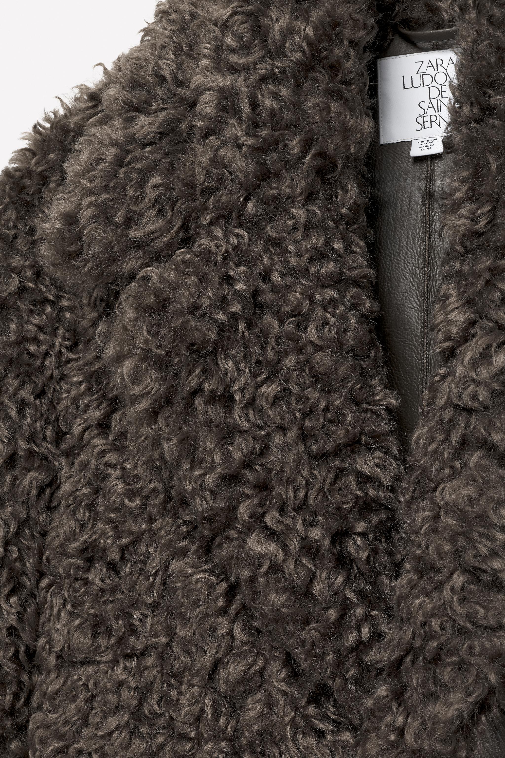 LUDOVIC DE SAINT SERNIN x ZARA フェイクレザーダブルフェイスコート