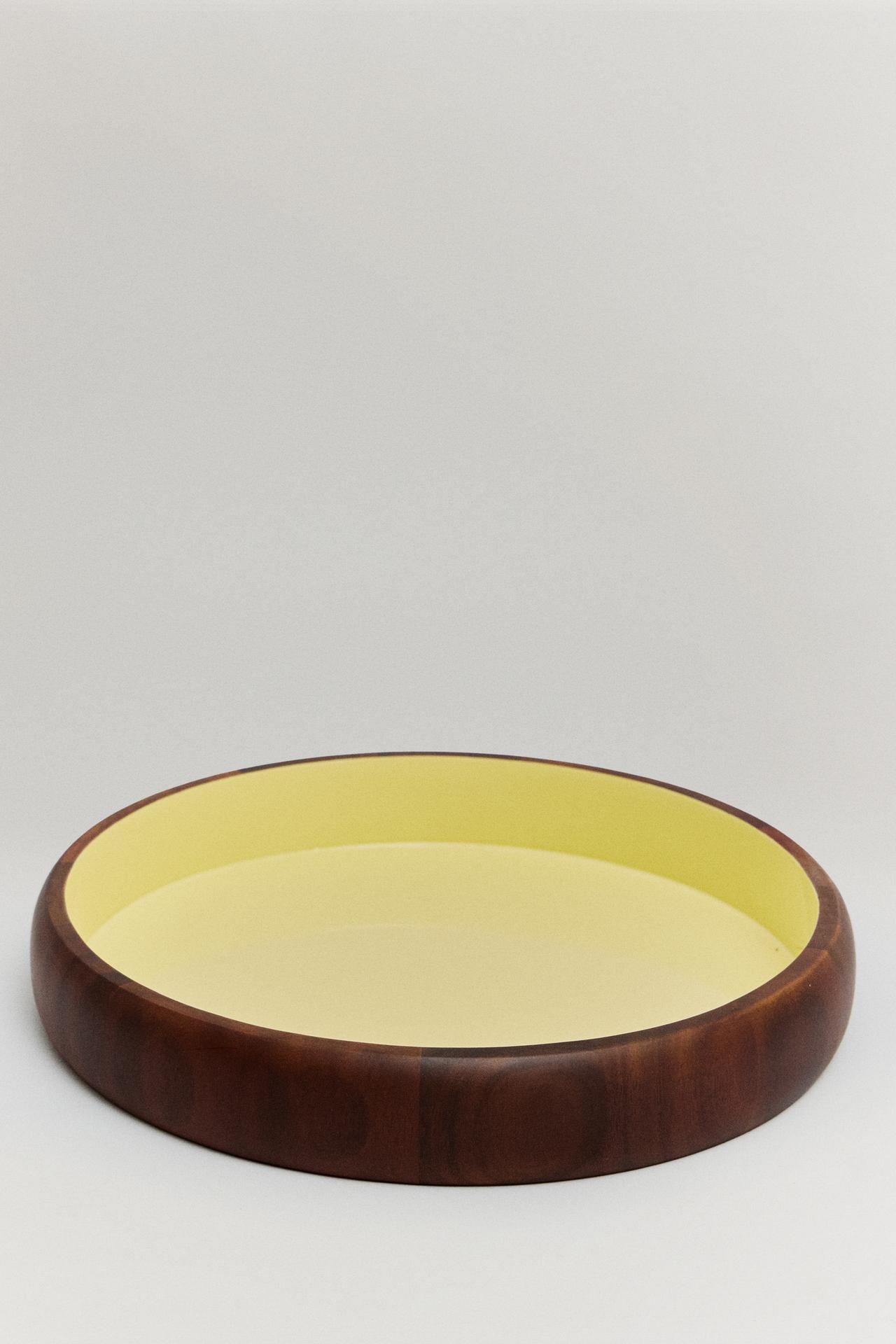 THE ALDIQUÀ ROUND TRAY — Yellow
