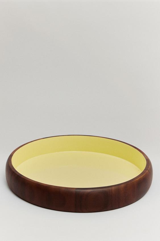 Zara THE ALDIQUÀ ROUND TRAY - 黃色 - 圖片 0