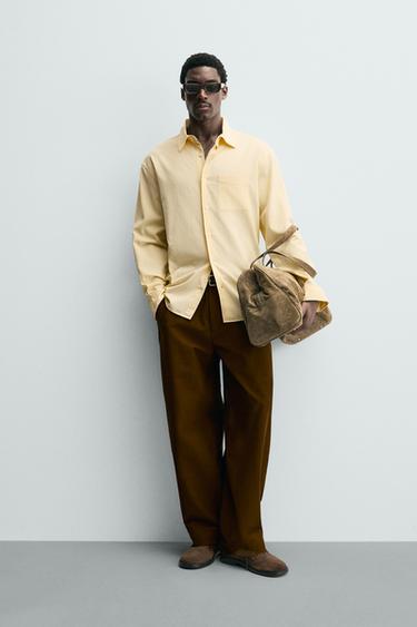 Zara TASKUGA VOOLAV SÄRK - Ecru/Yellow - Pilt 0