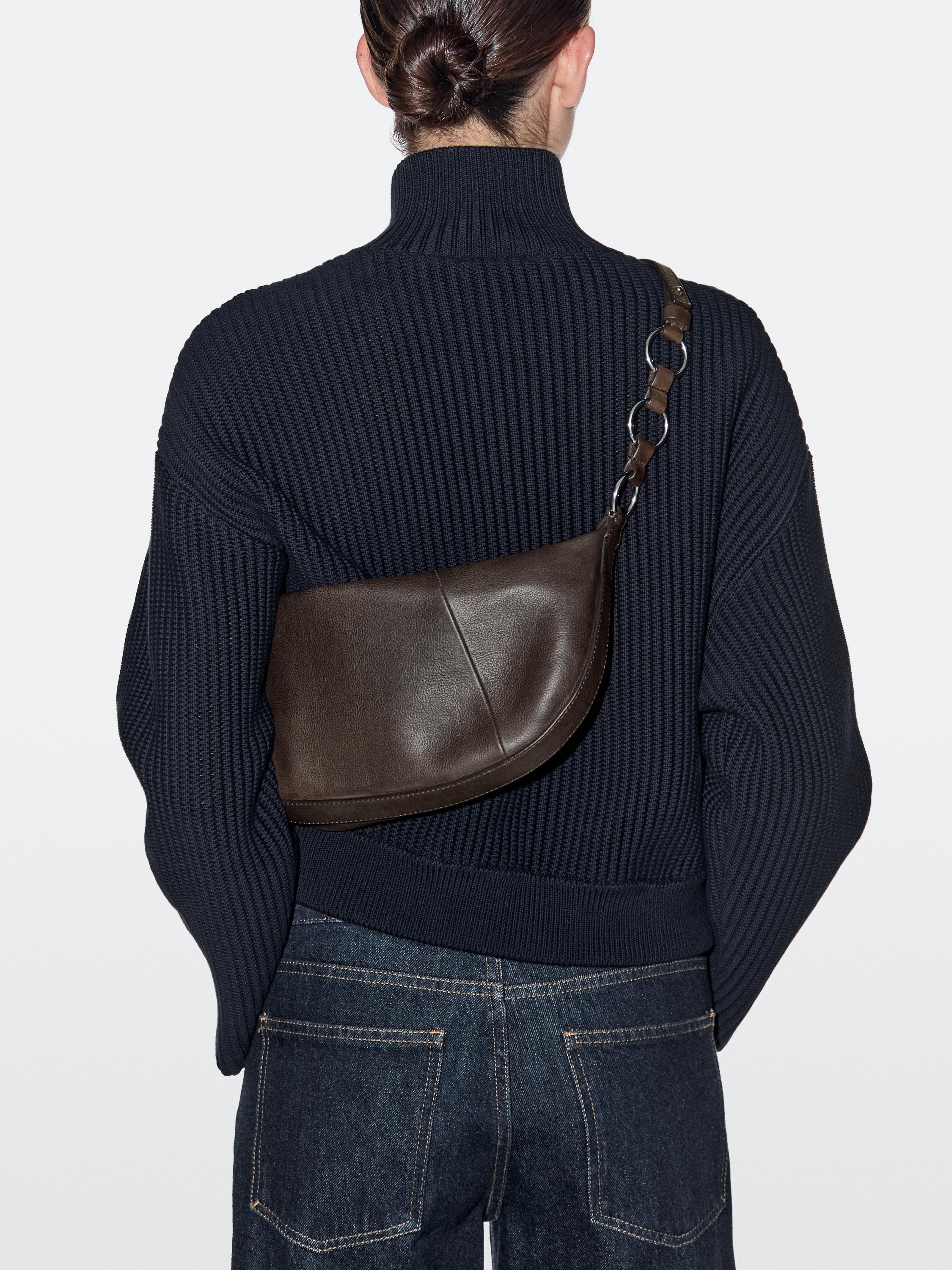 Small nappa leather bag