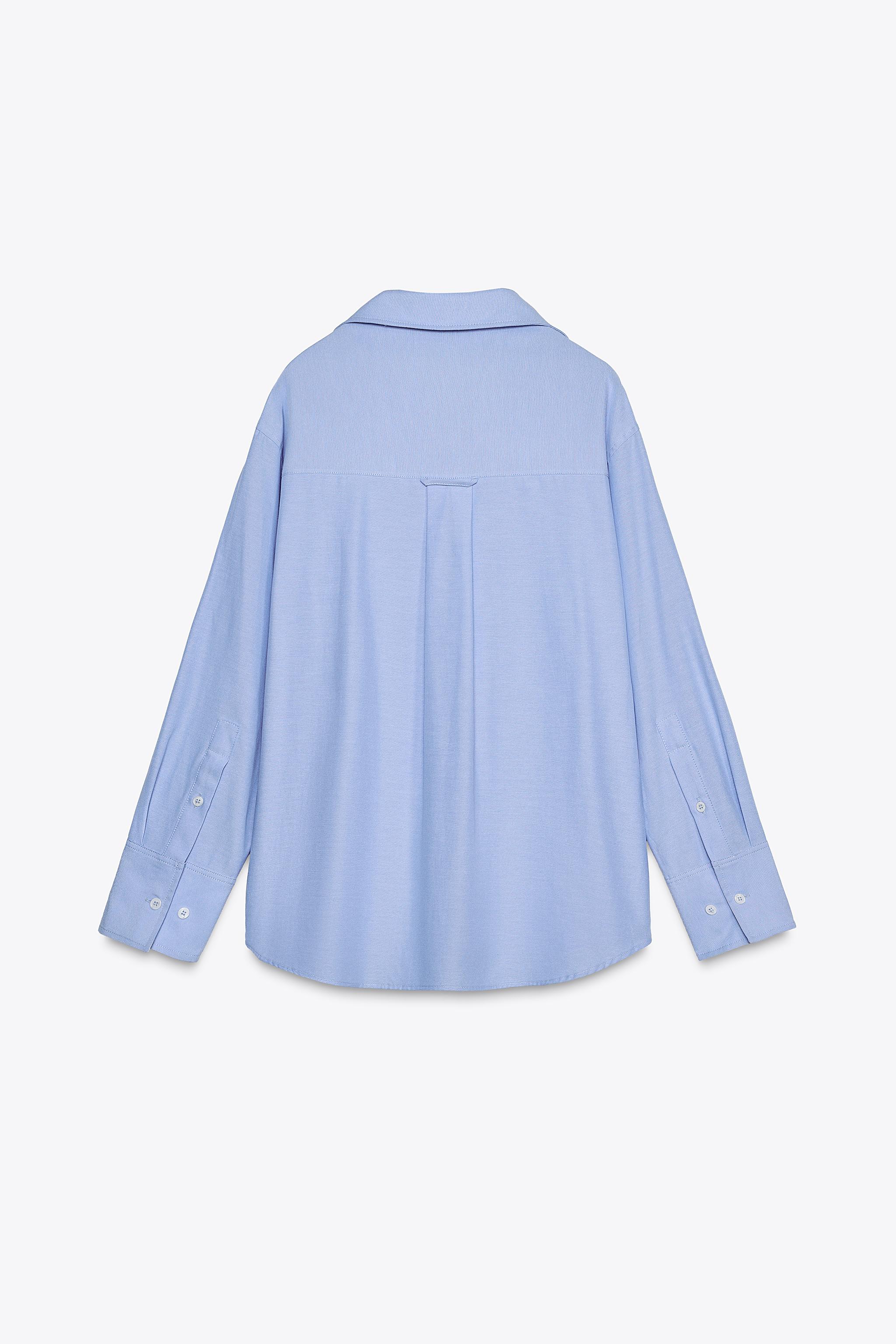 おまとめ【fl407】【fl624】【q278】 KNOTTED FLOWY SHIRT - Oyster-white | ZARA United States