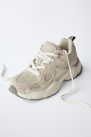 MULTI-PIECE TRAINERS - Sand Brown by Zara - Image 2