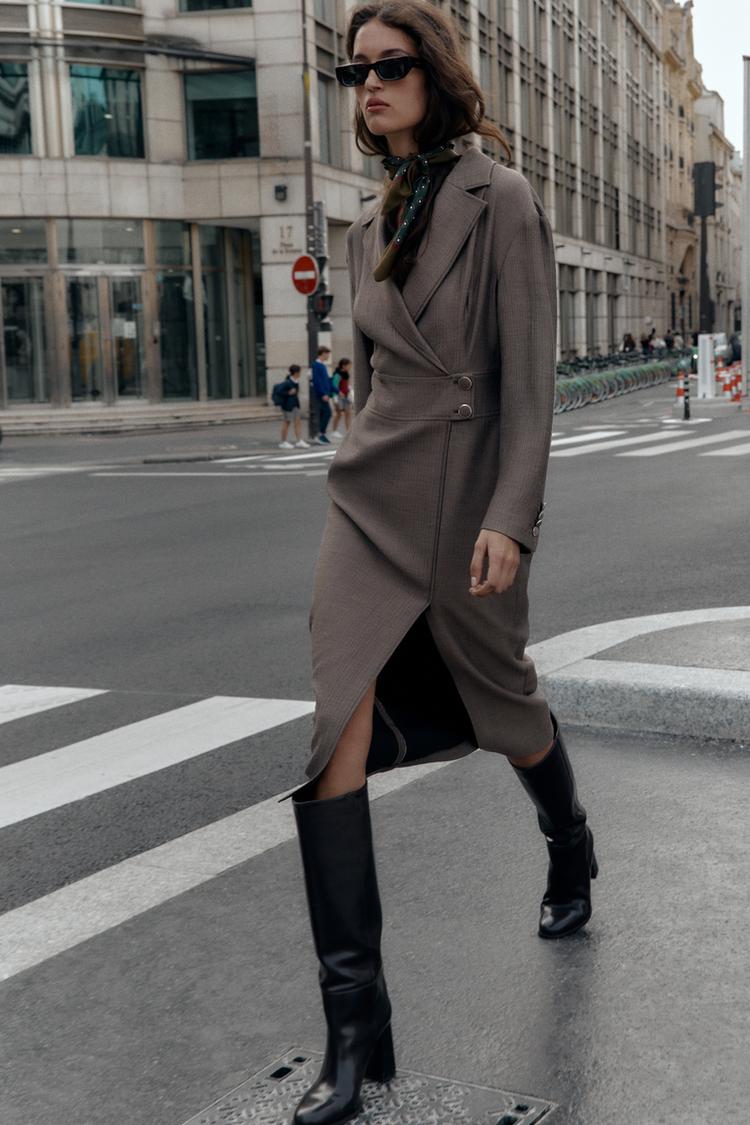 boots wrap around dress styles