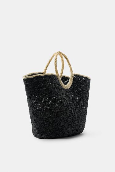 PANIER TRESSÉ COMBINÉ - Noir de Zara - Image 2