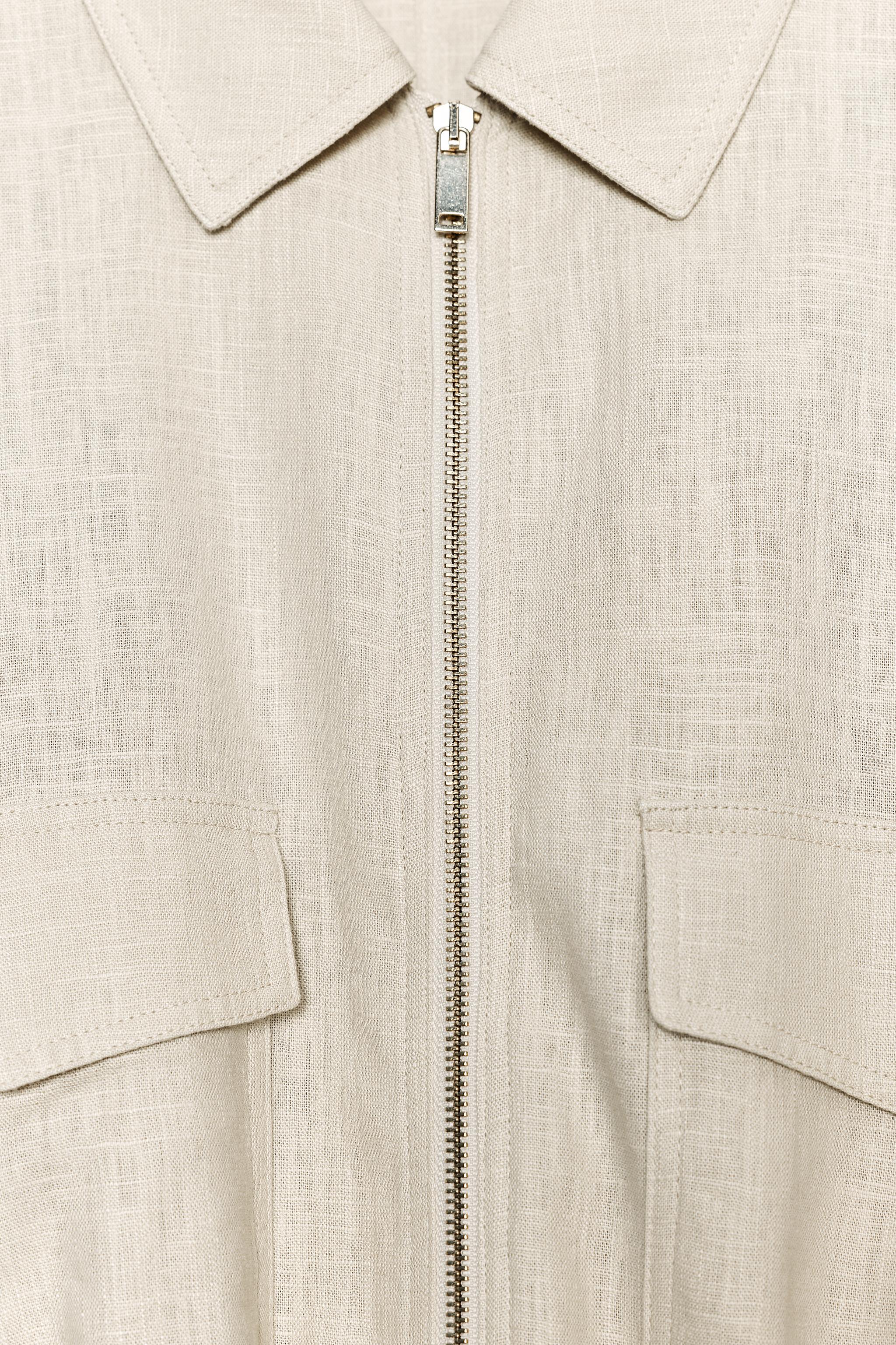 LINEN SAFARI JACKET
