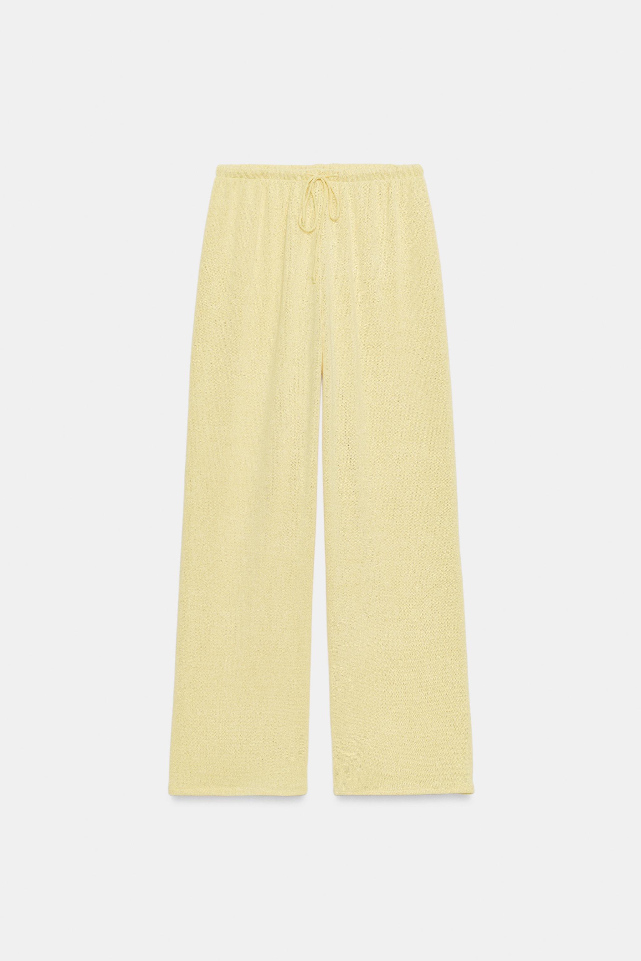 Zara Rustik Geniş Paça Pantolon görsel 5