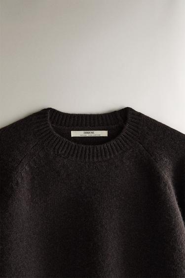 CASHMERE SWEATER - Dark brown by Zara - Image 1