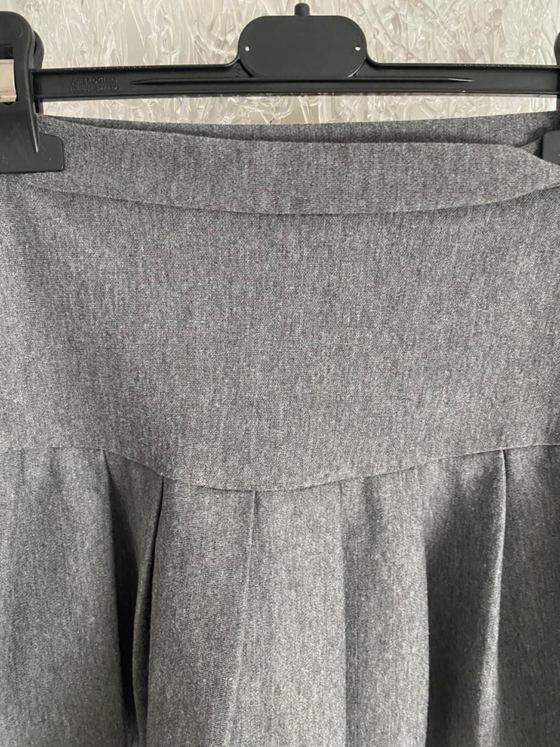 BOX PLEAT SKIRT WITH PATCH - Image 7