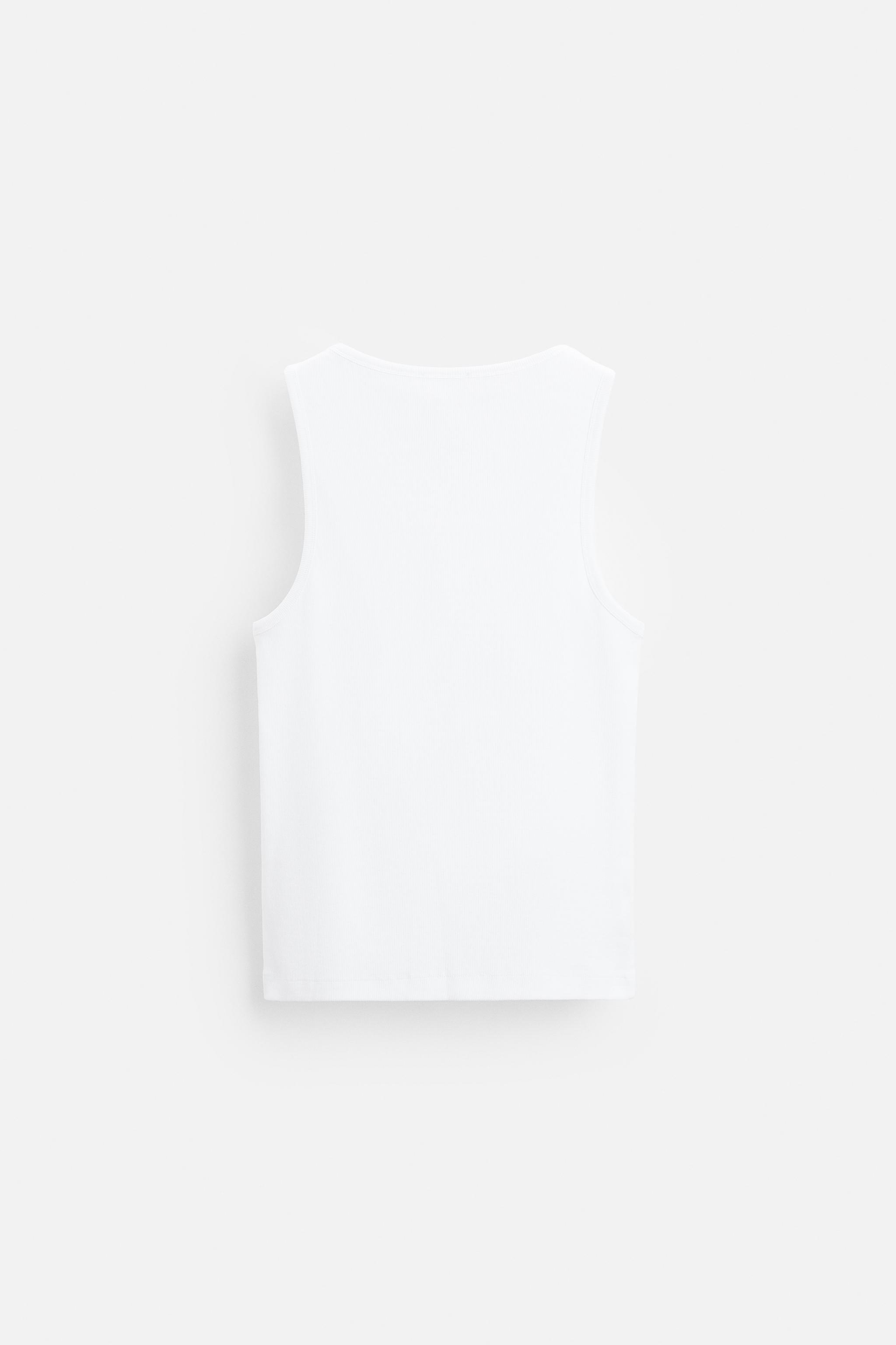 Bare Rib Tank Top ホワイト Modal Rib Tank - Knix