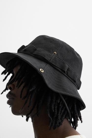 UTILITY BUCKET HAT - Black by Zara - Image 2