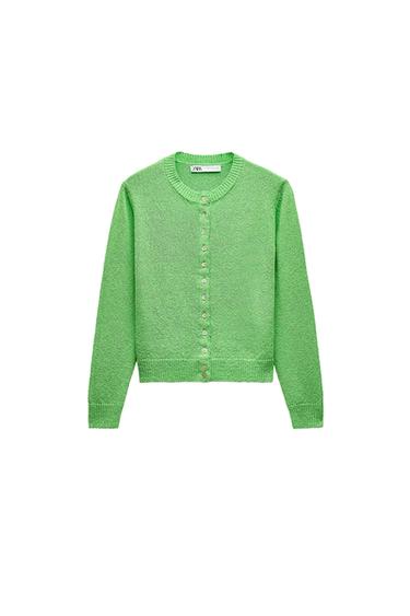 PLAIN KNIT CARDIGAN