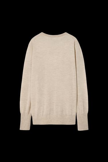 KASCHMIR-STRICKPULLOVER KATE MOSS X ZARA - Sandfarben von Zara