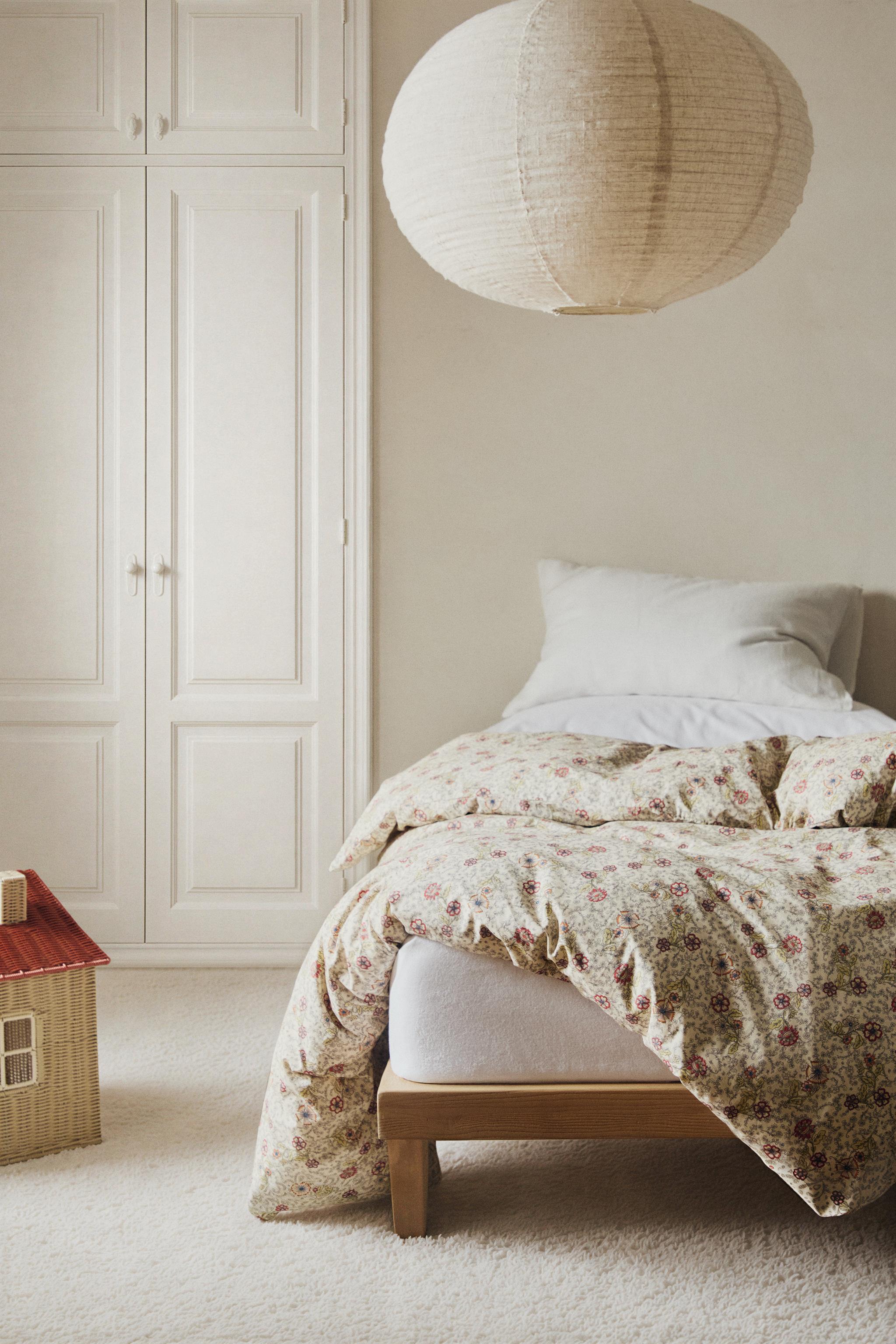 KIDS FLORAL COTTON DUVET COVER - Multicolored | ZARA United States
